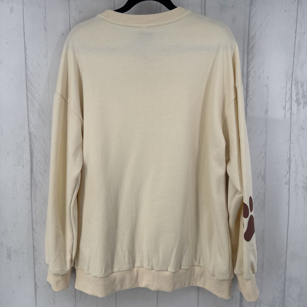 L sweatshirt-dogs make everything better