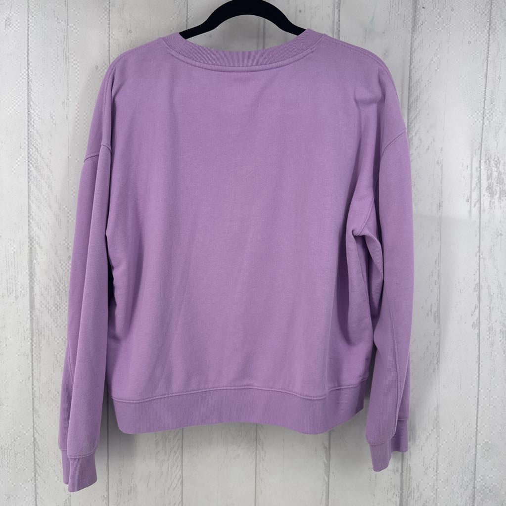 L crewneck sweatshirt-take it easy