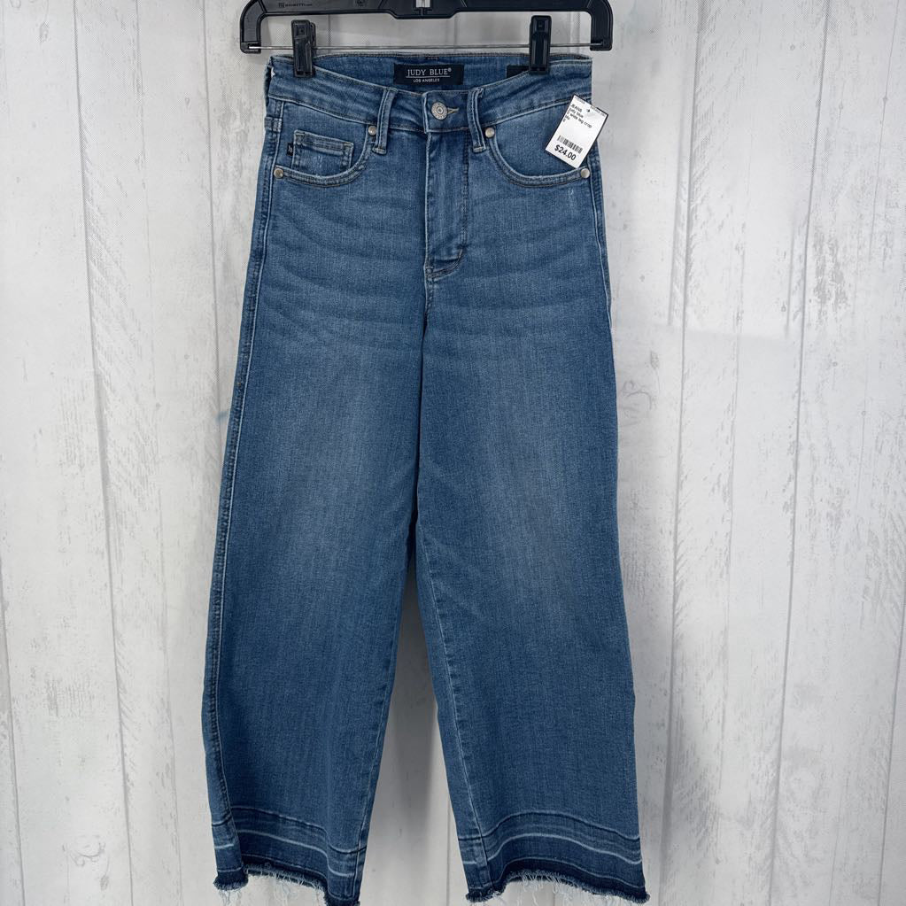 0 wide leg crop jean