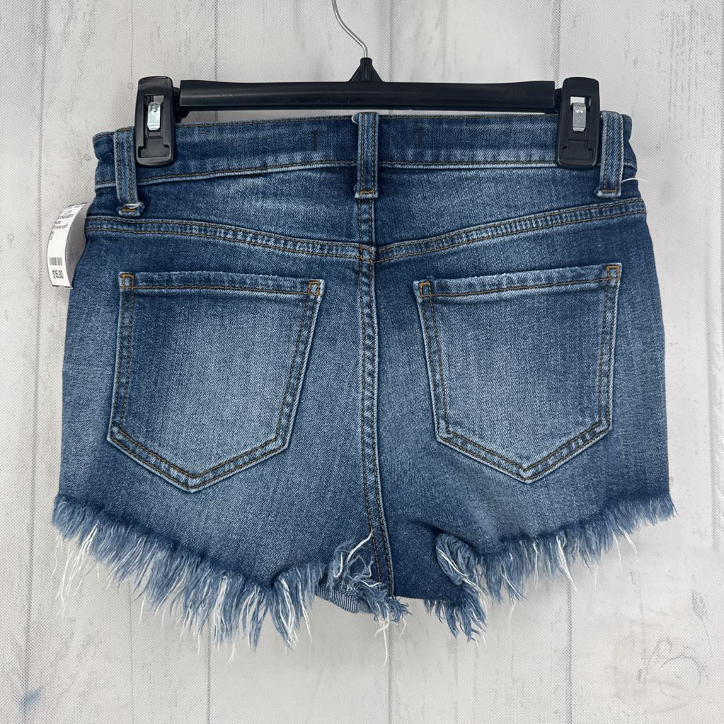 XS hi-rise cutoff jean shorts