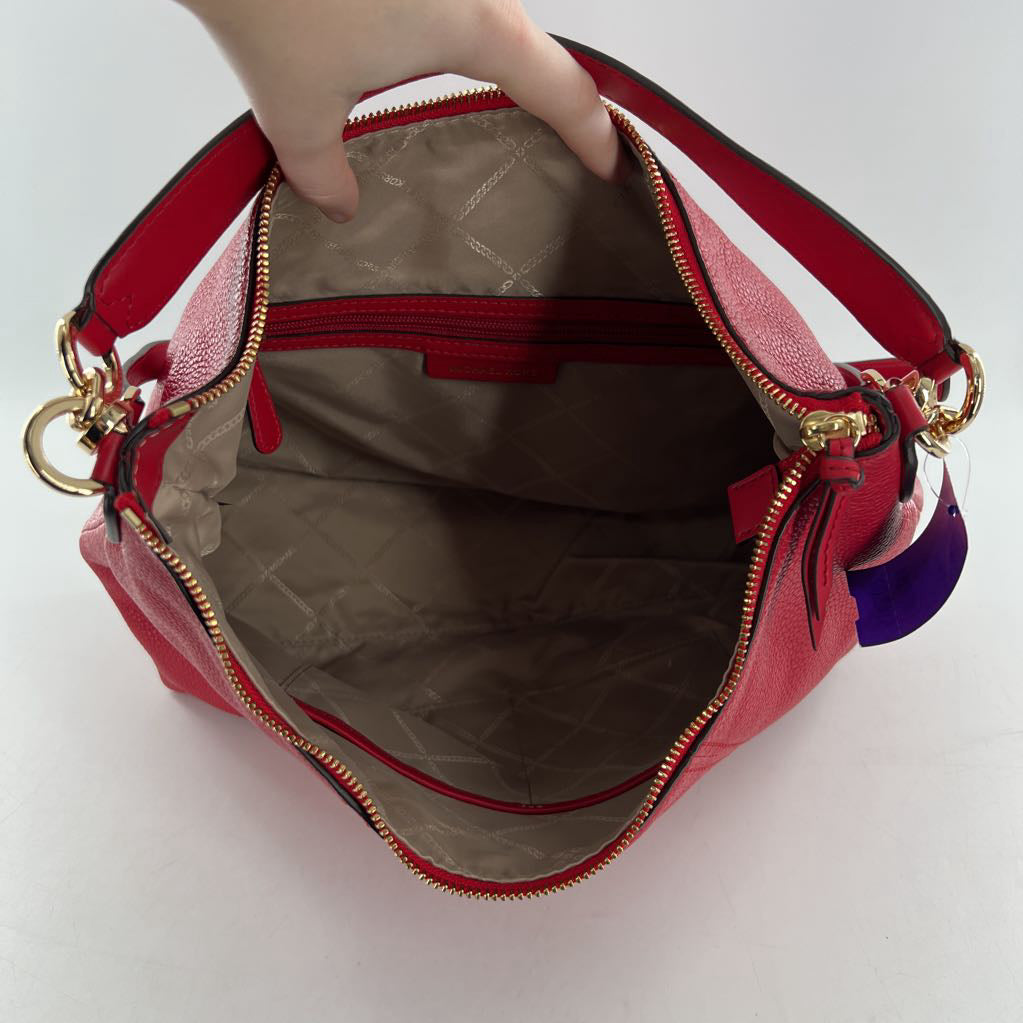 pebbled hobo shoulder bag