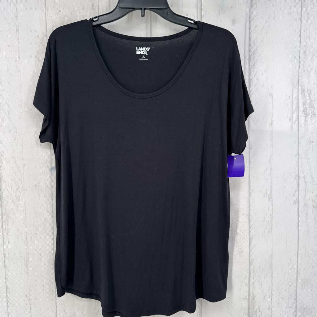 M s/s scoop neck top