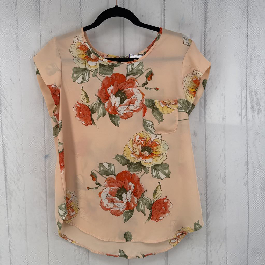 M flo print s/s top