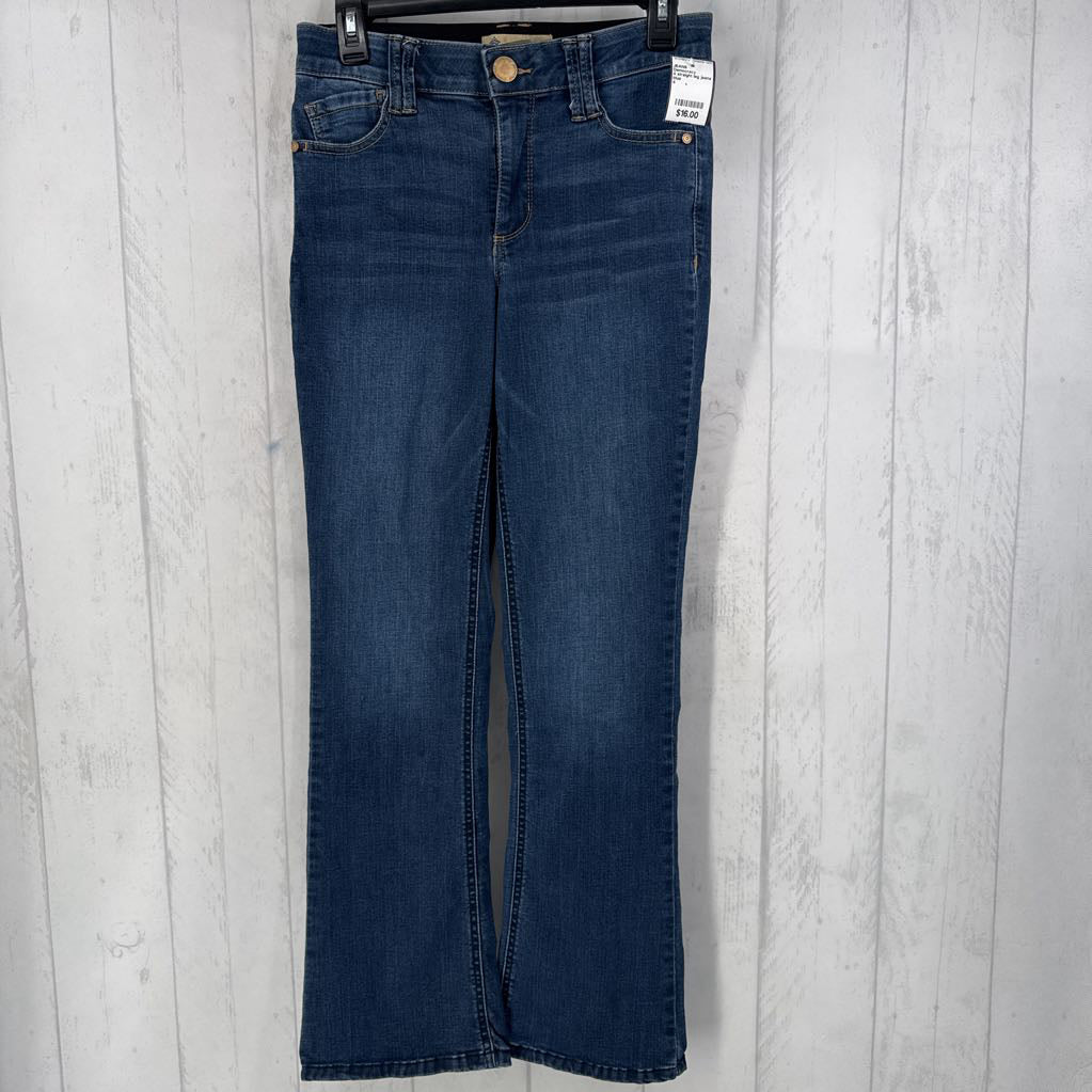 4 straight leg jeans