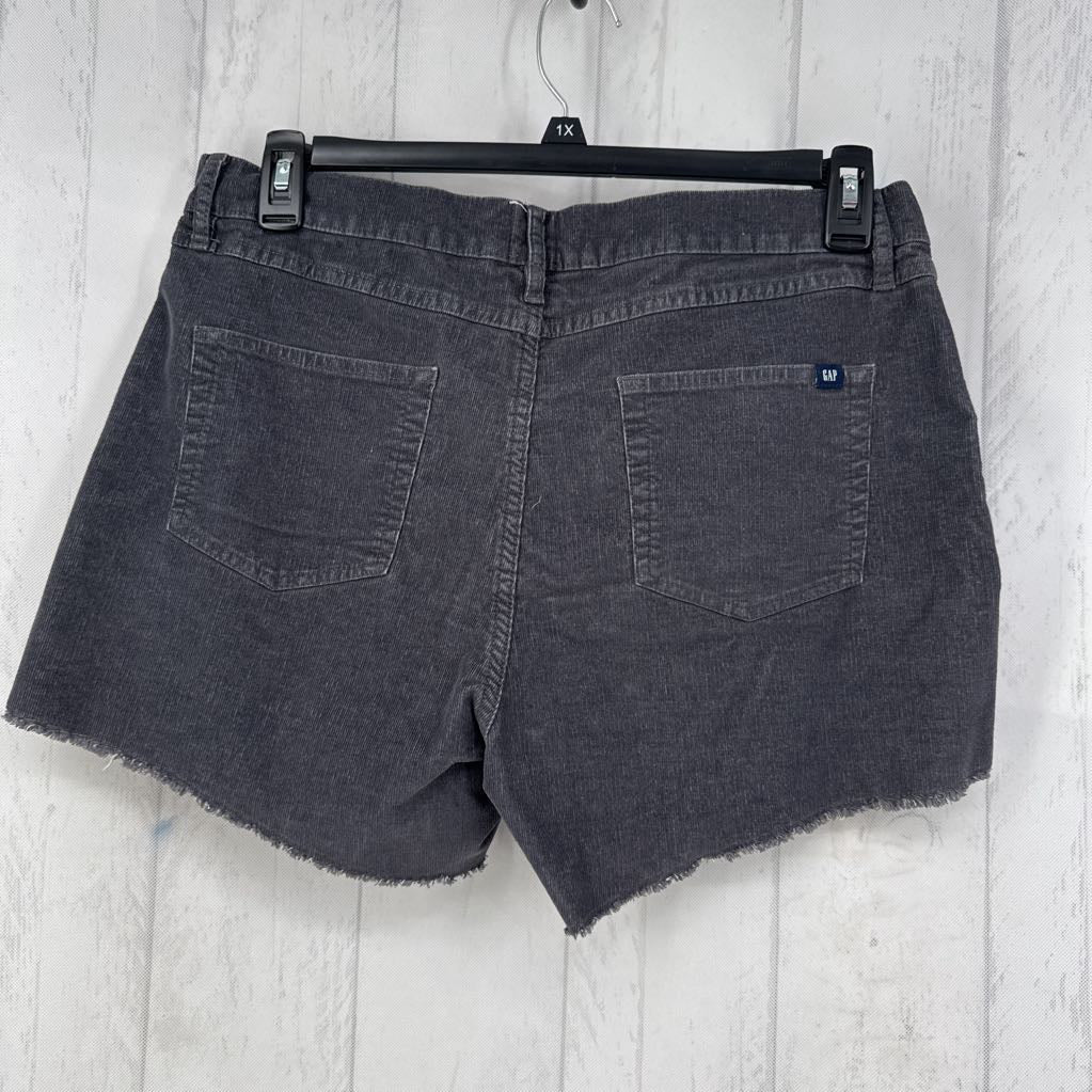 12 corduroy cut-off shorts