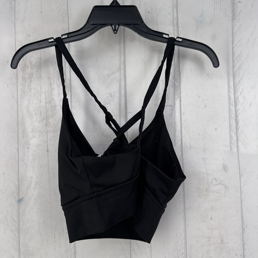 L criss cross back sports bra