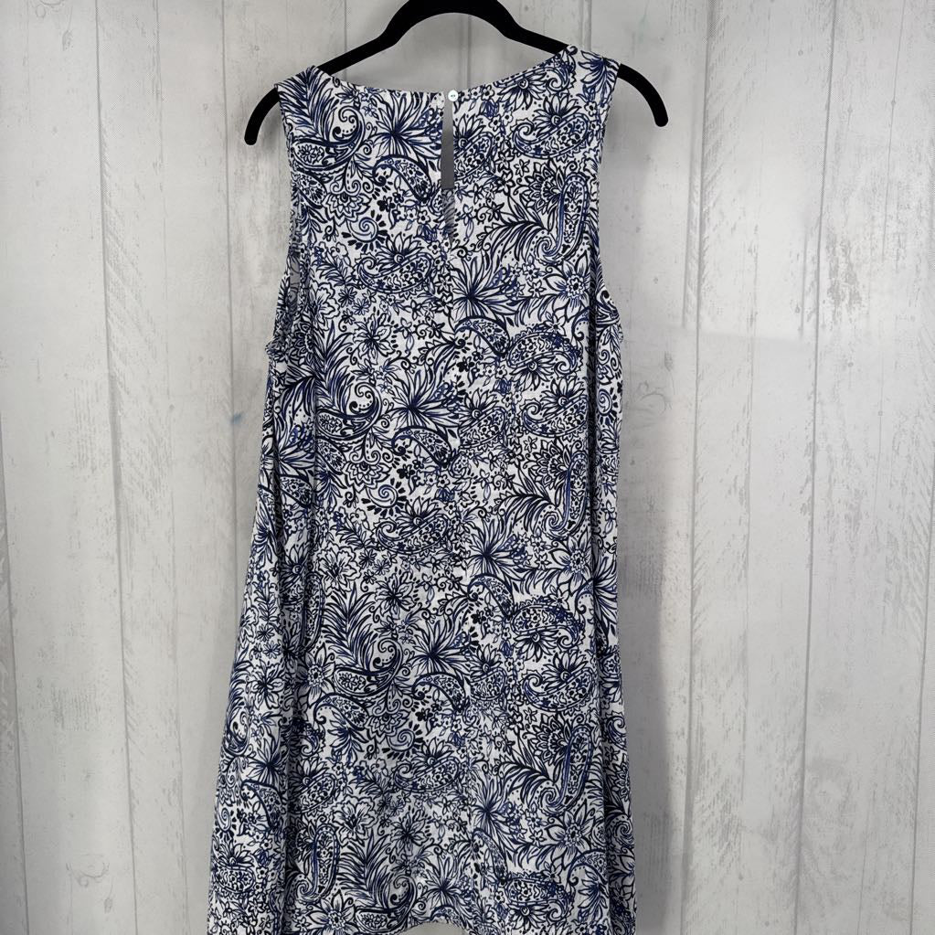 M paisley print slvls dress