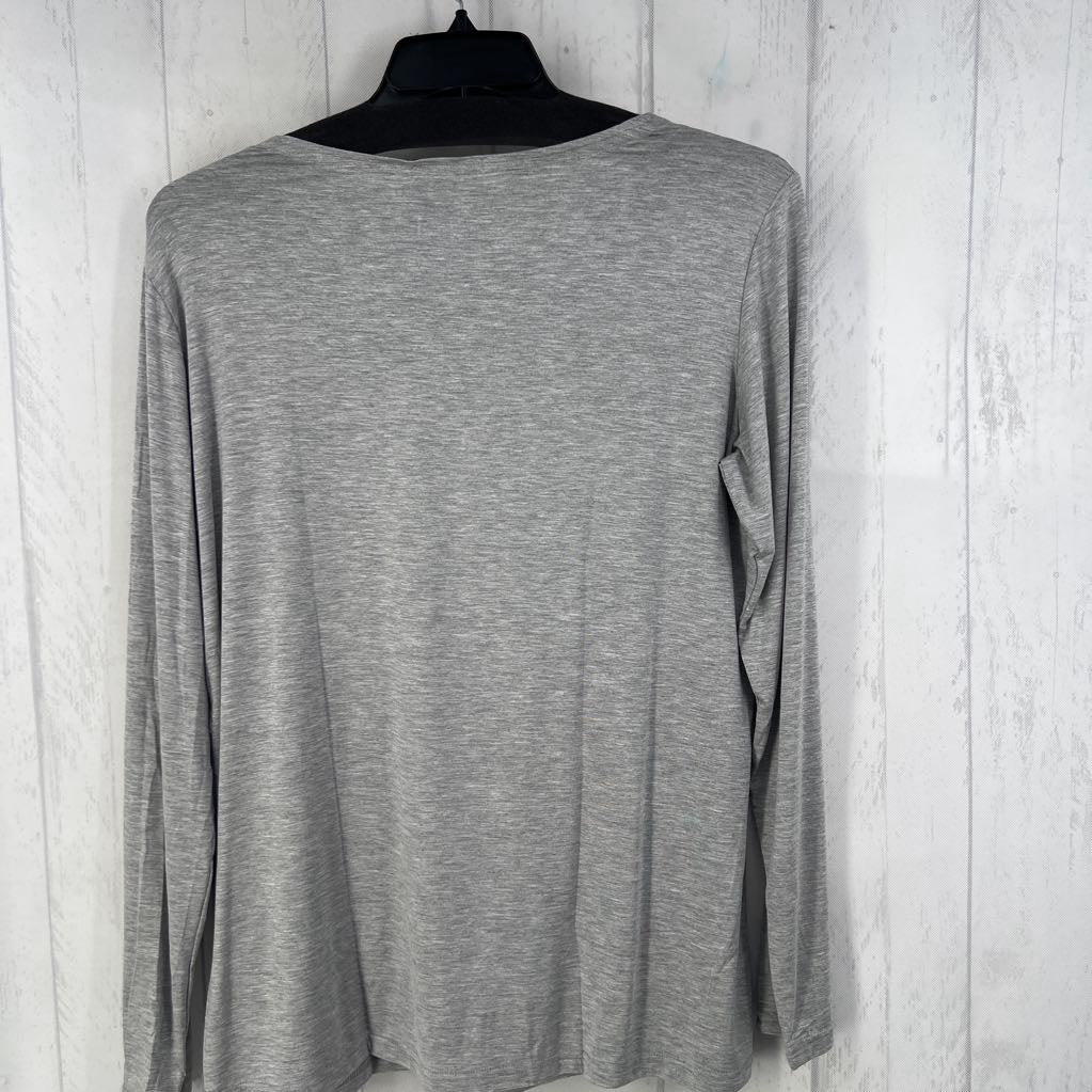 XL scoop neck l/s nursing top