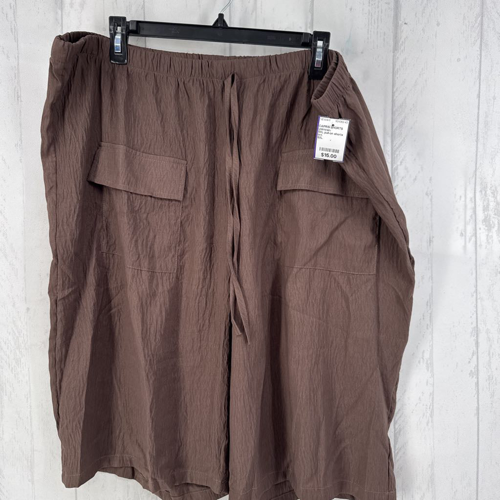 5XL pull-on shorts