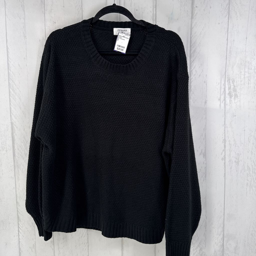 2X crewneck sweater