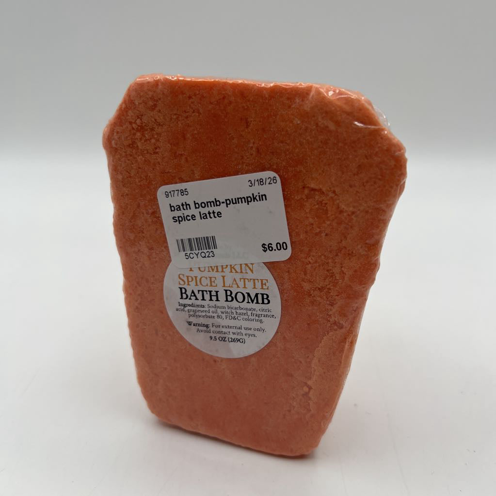 bath bomb-pumpkin spice latte
