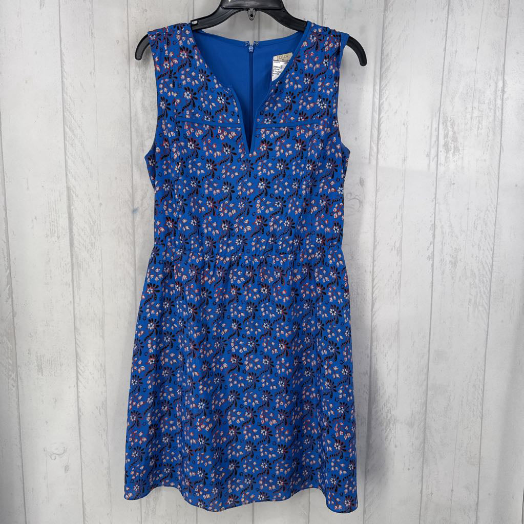 8 flo print slvls dress