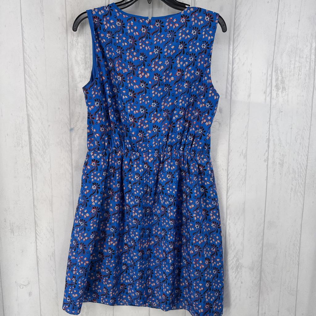 8 flo print slvls dress