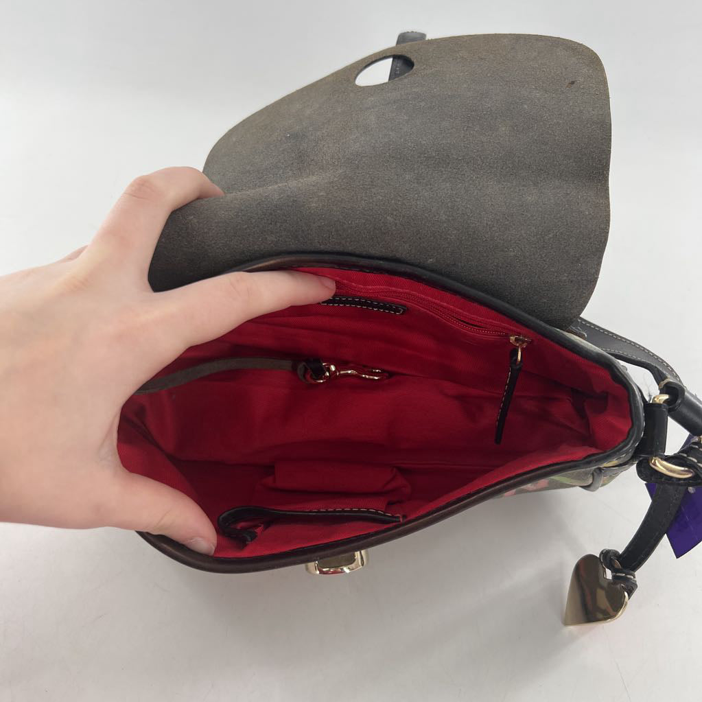 vintage graffiti monogram shoulder bag