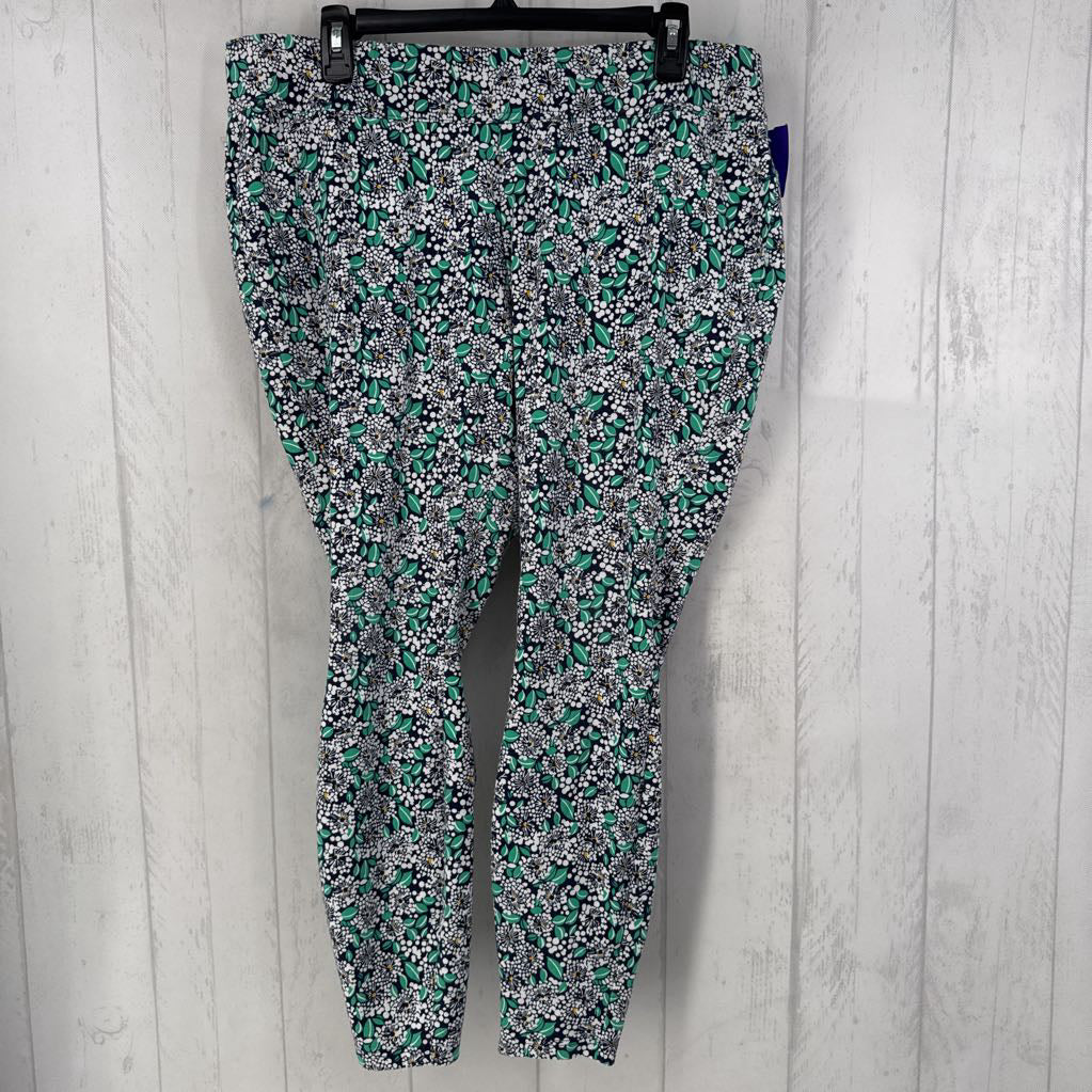 1X flo print leggings