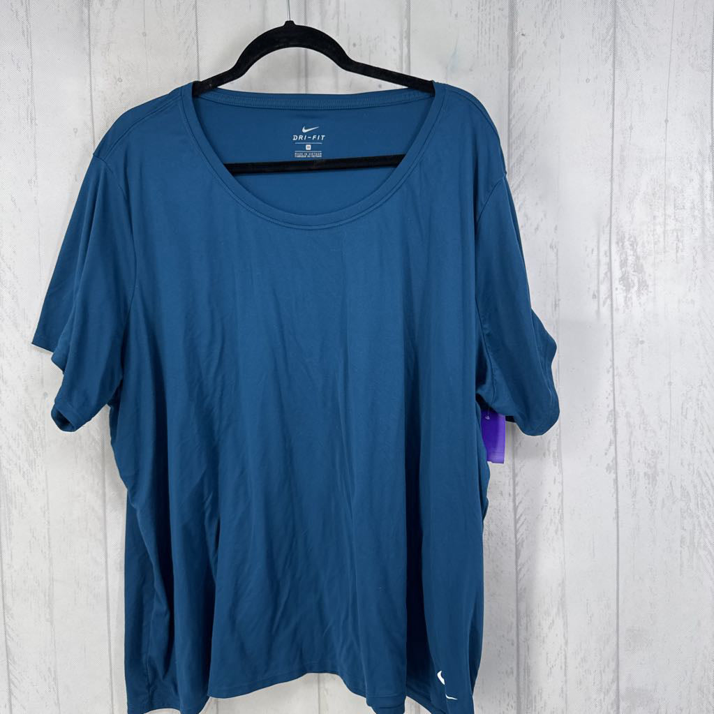 3X scoop neck s/s tee