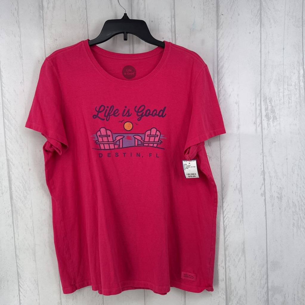 XL graphic s/s tee-destin.fl