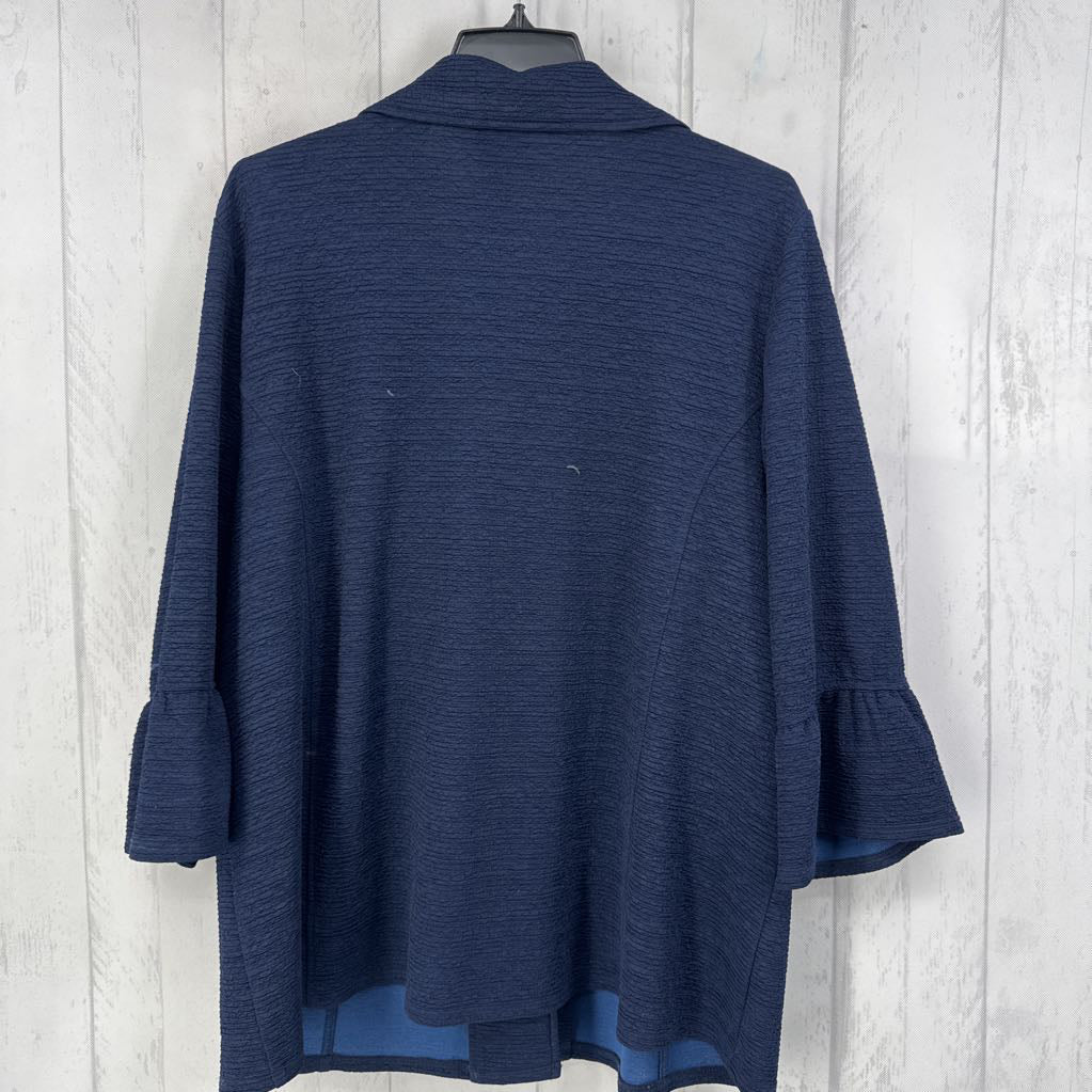 XXL textured bell slv jacket