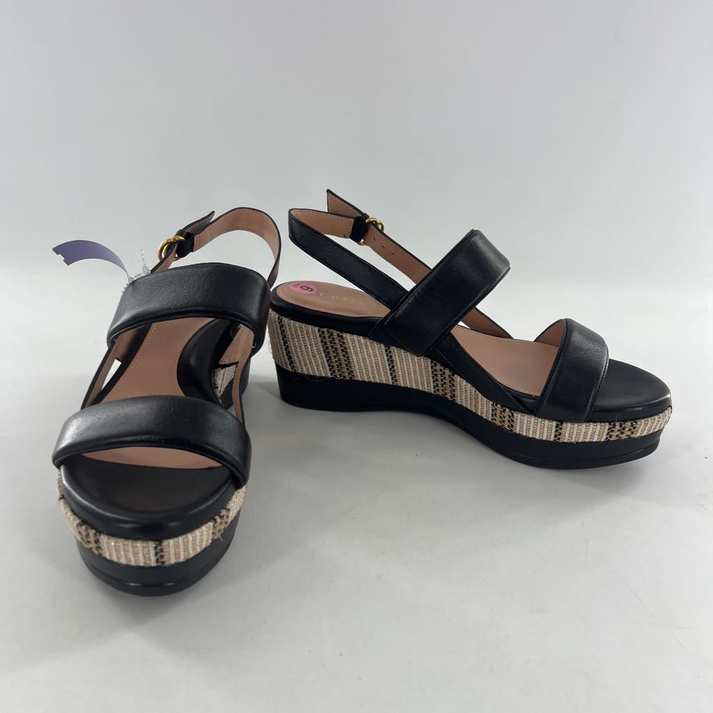 9 ankle strap wedge heel sandal