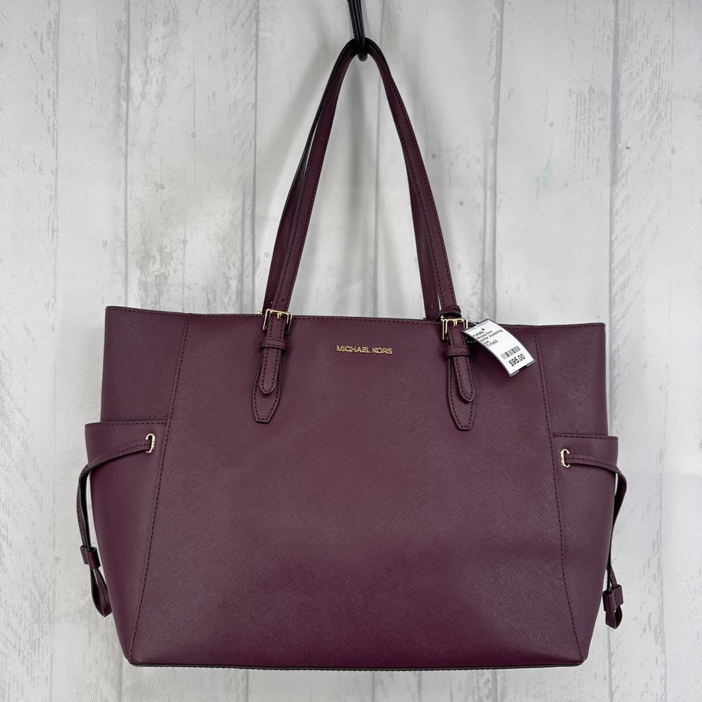 leather drawstring tote
