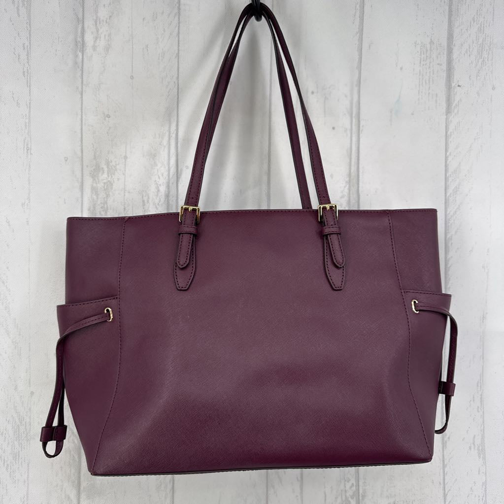 leather drawstring tote
