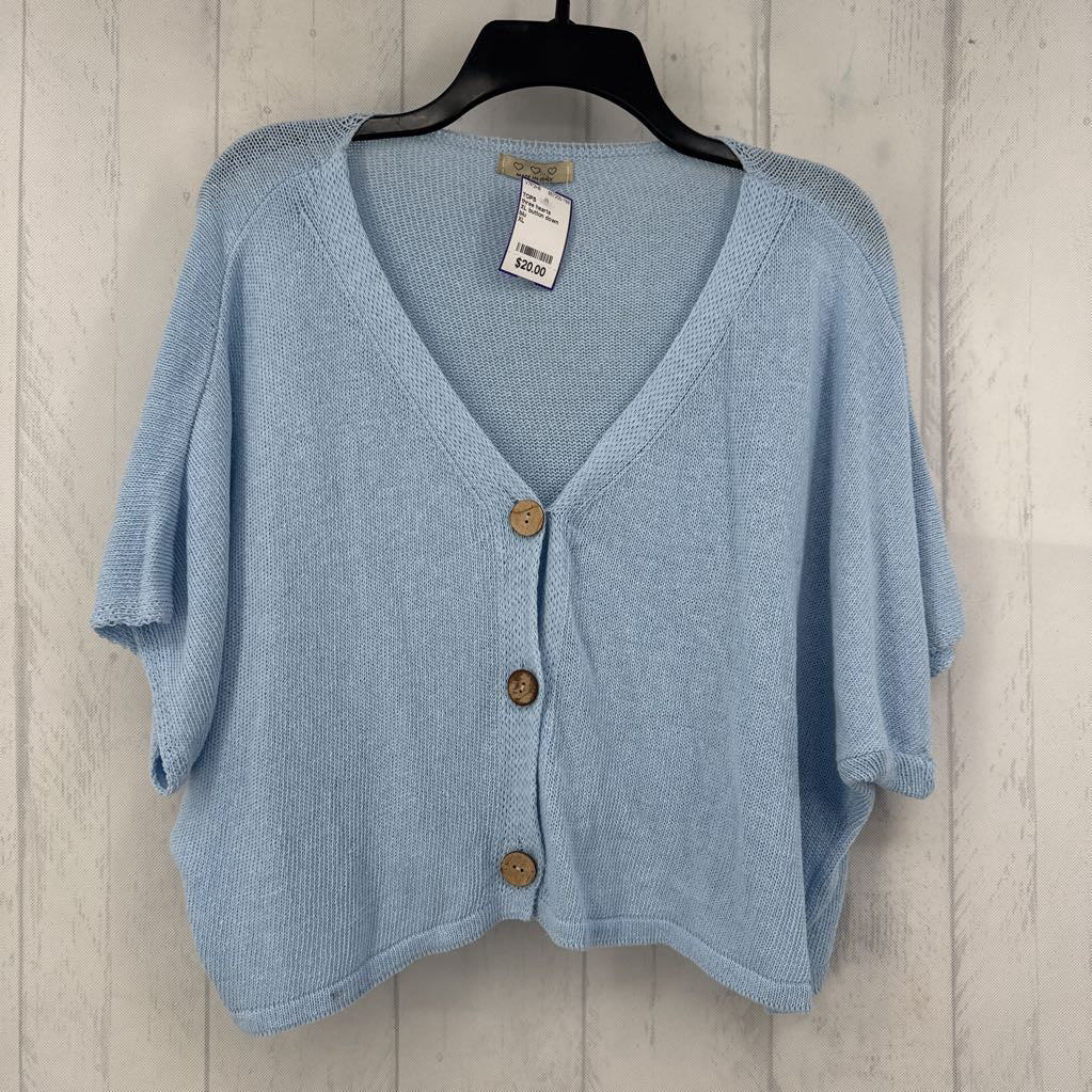 XL button down drop shoulder cardi