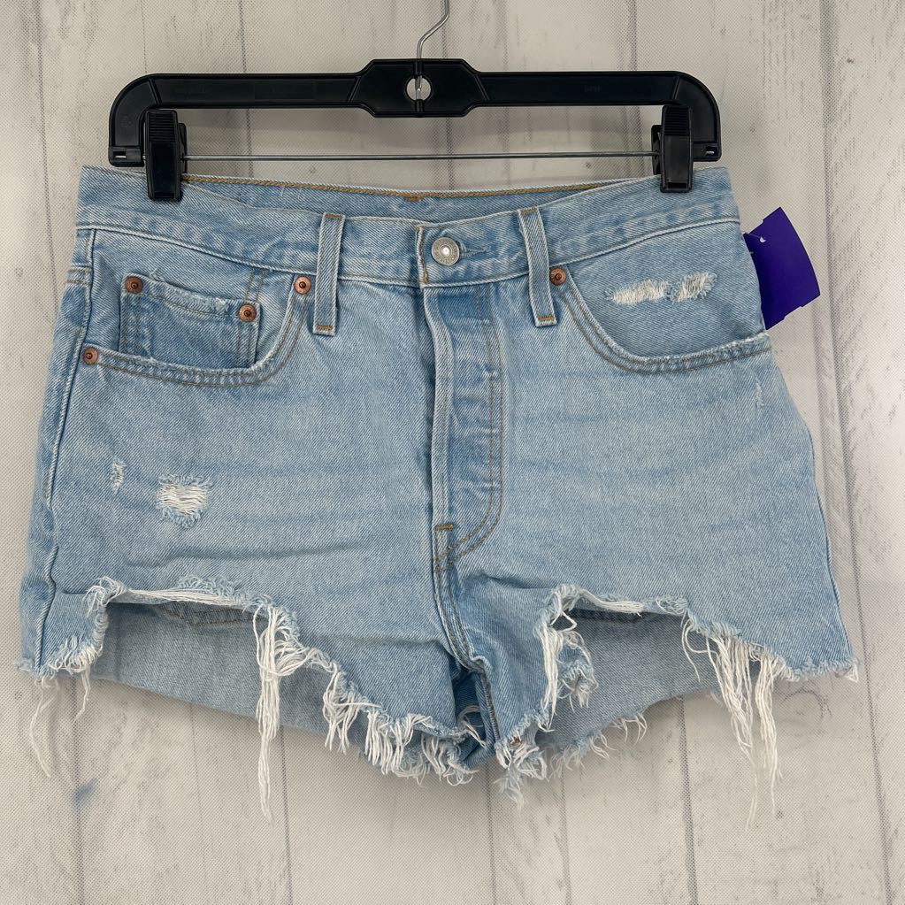 28 hi-rise cut-off jean shorts