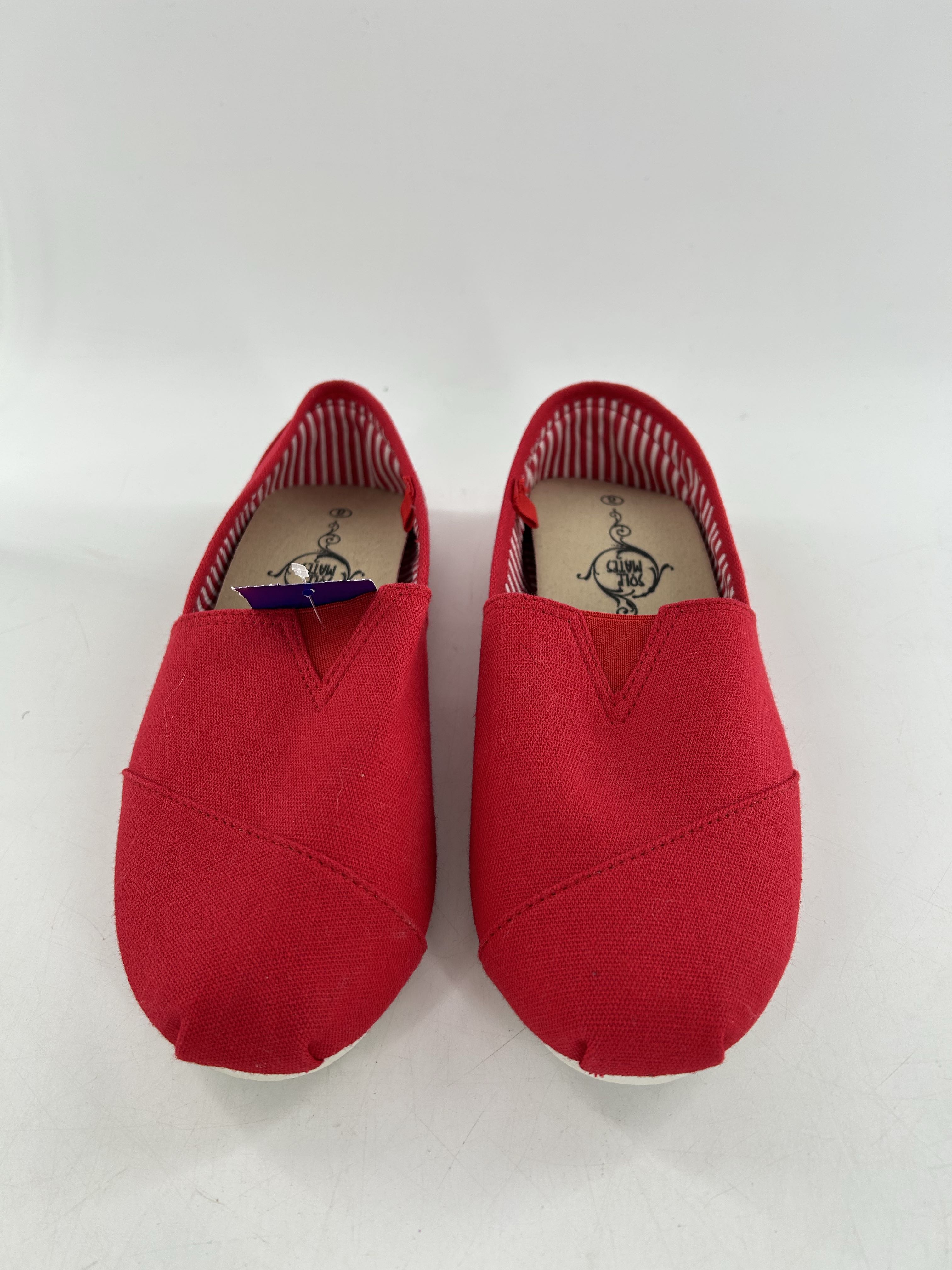 9 canvas slip-ons