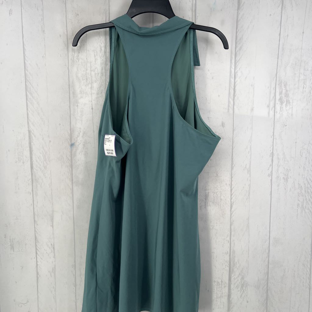 XLp v-neck w/ collar slvls dress