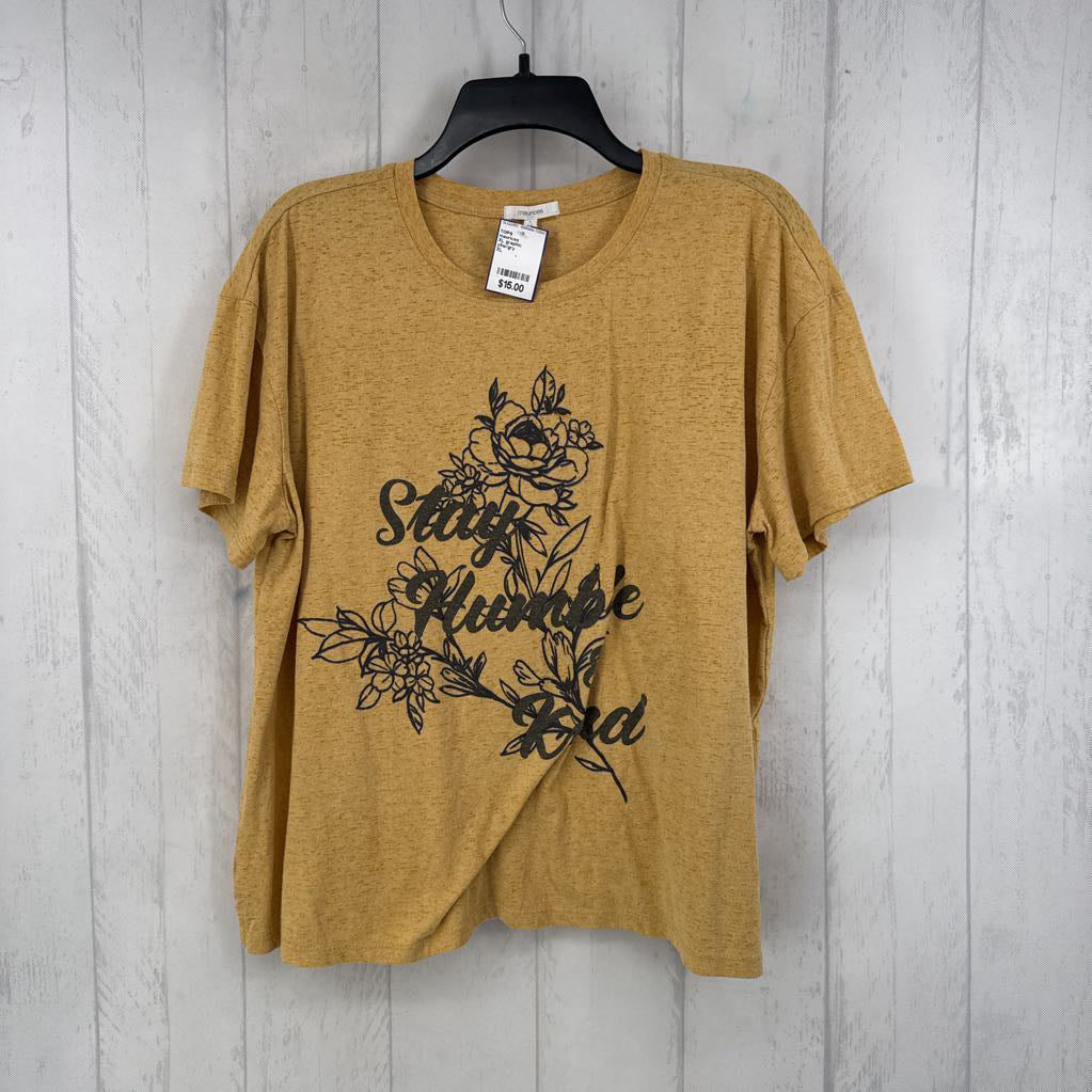 XL graphic crewneck s/s tee-stay humble