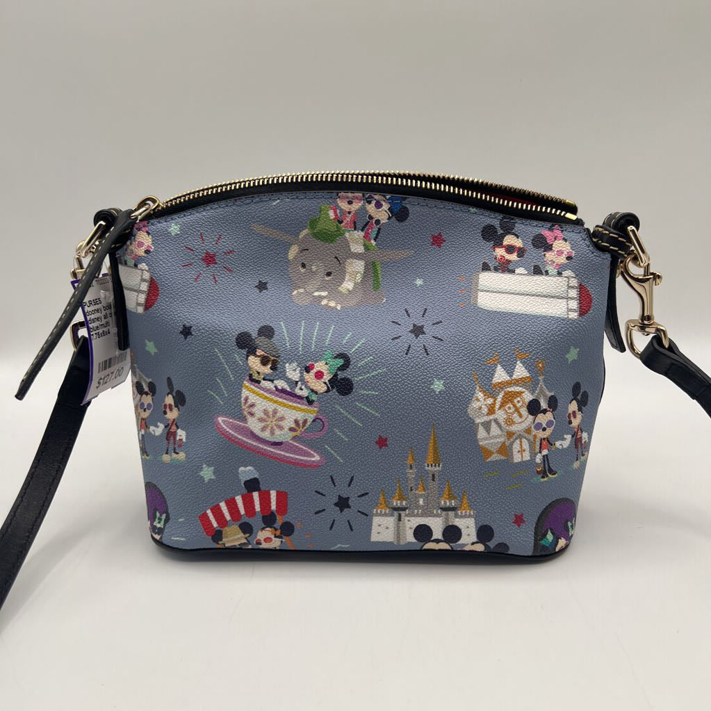 disney all over character print satchel