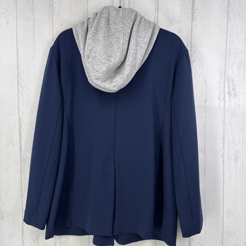 M hooded blazer