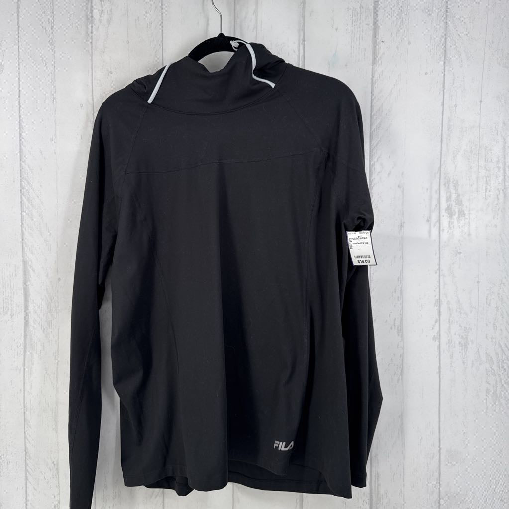 XL hooded l/s top