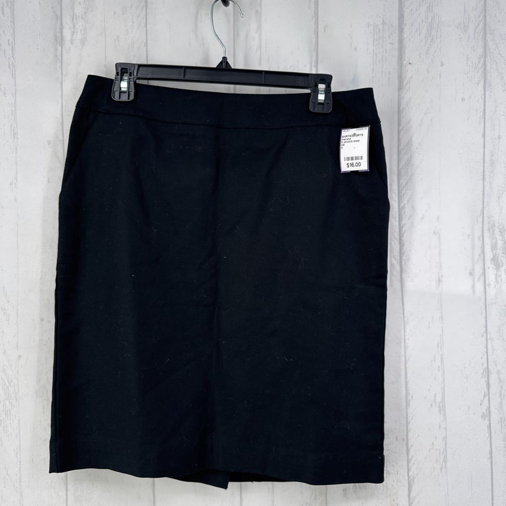 8 stretch knee length skirt