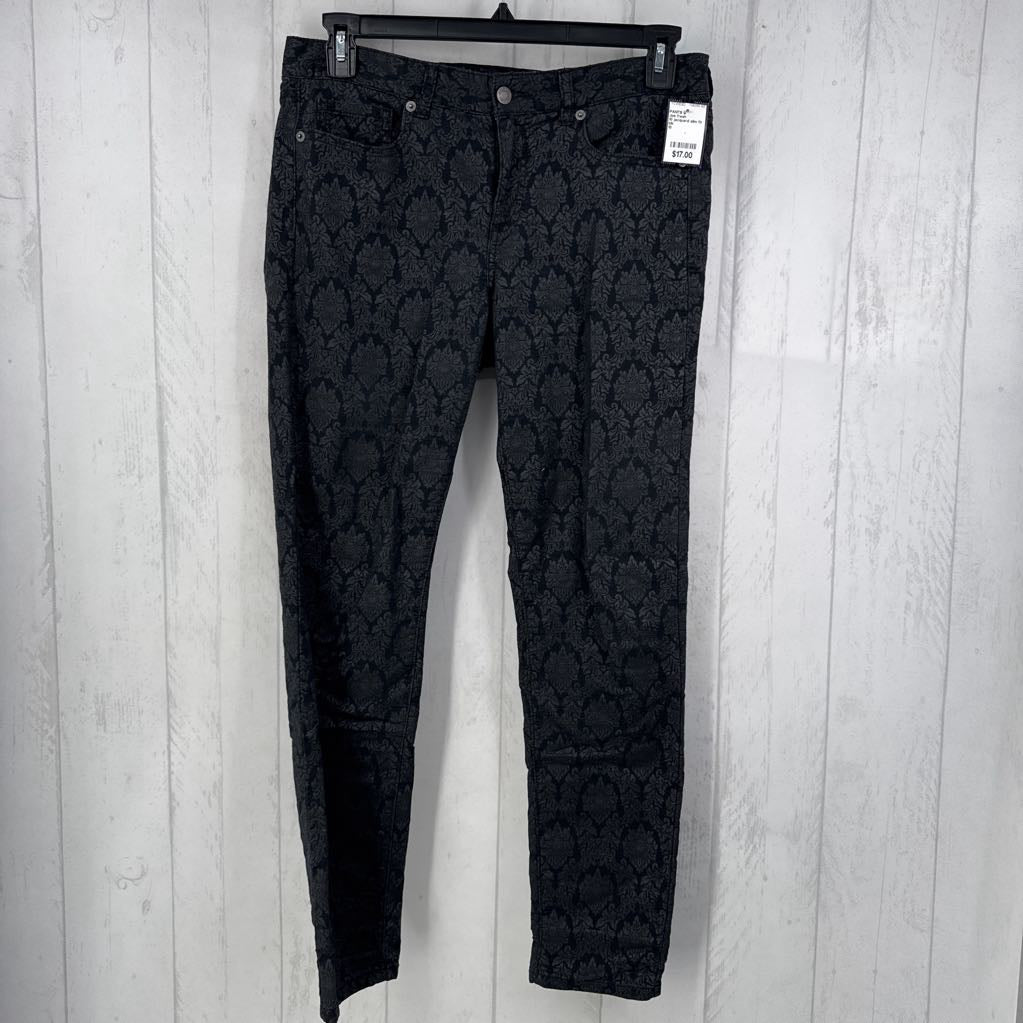 10 jacquard slim fit pants