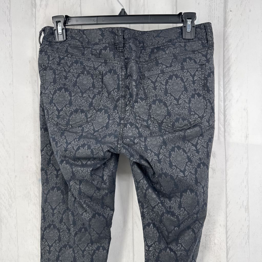 10 jacquard slim fit pants