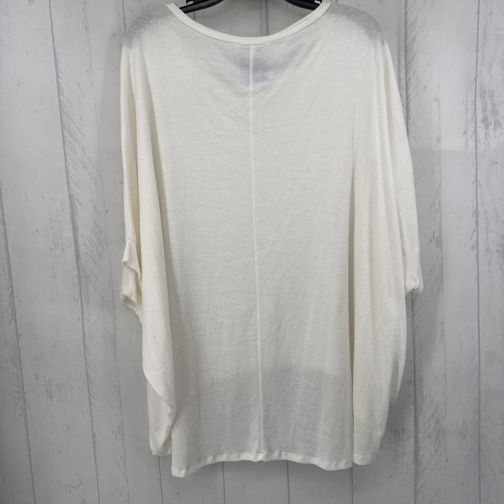M drop shoulder hi-lo top
