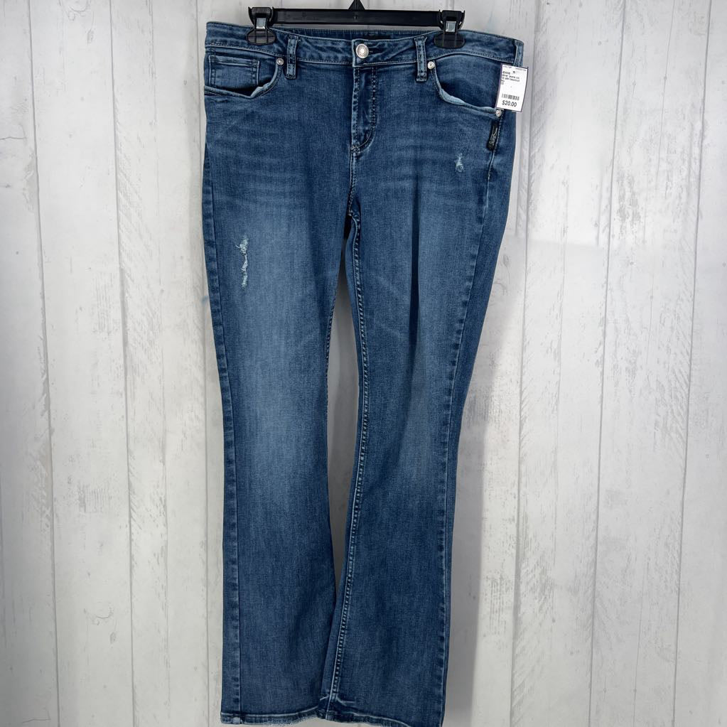 33 slim bootcut jean