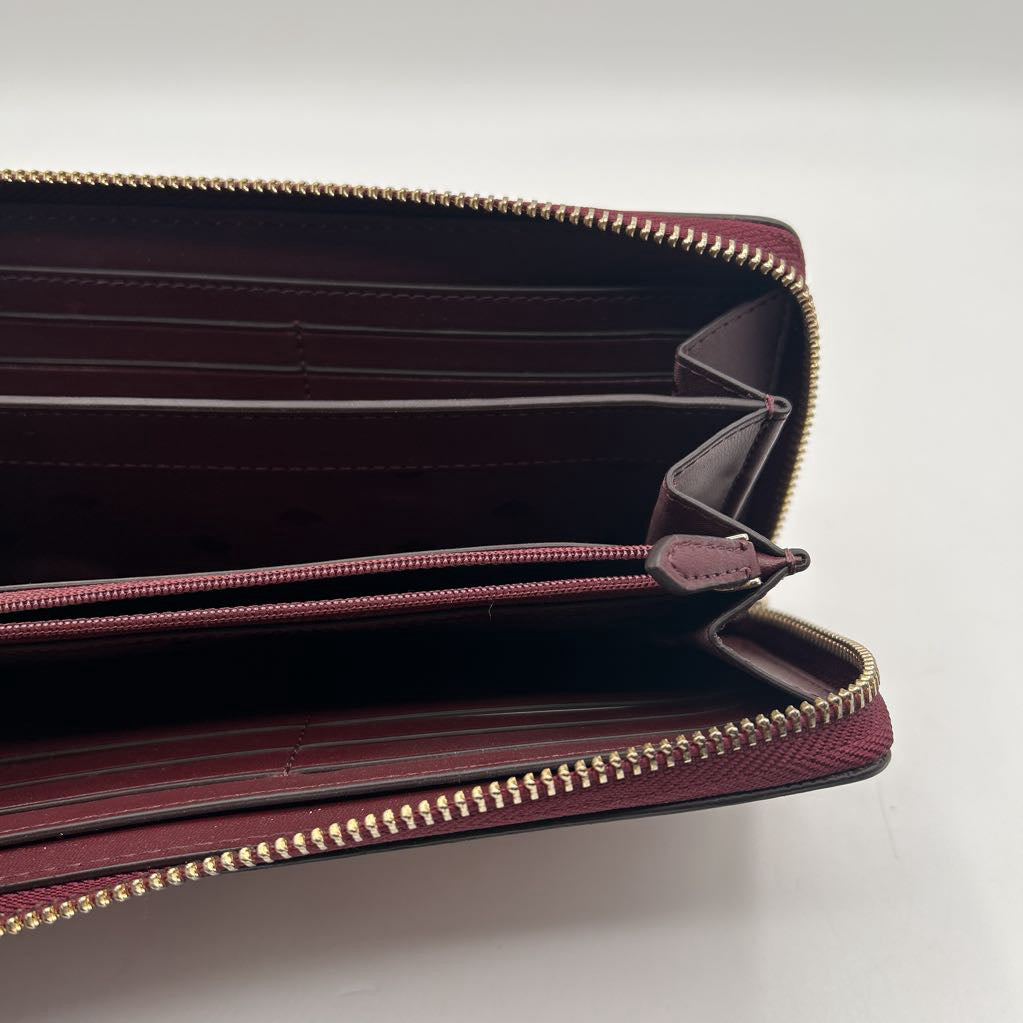 print zip around large continental wallet