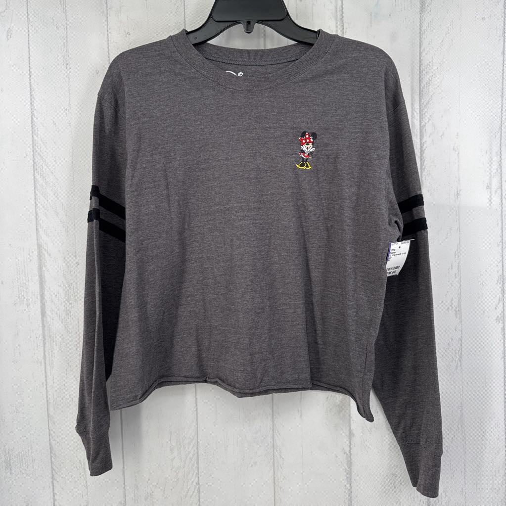 XL crewneck crop l/s tee-minnie mouse