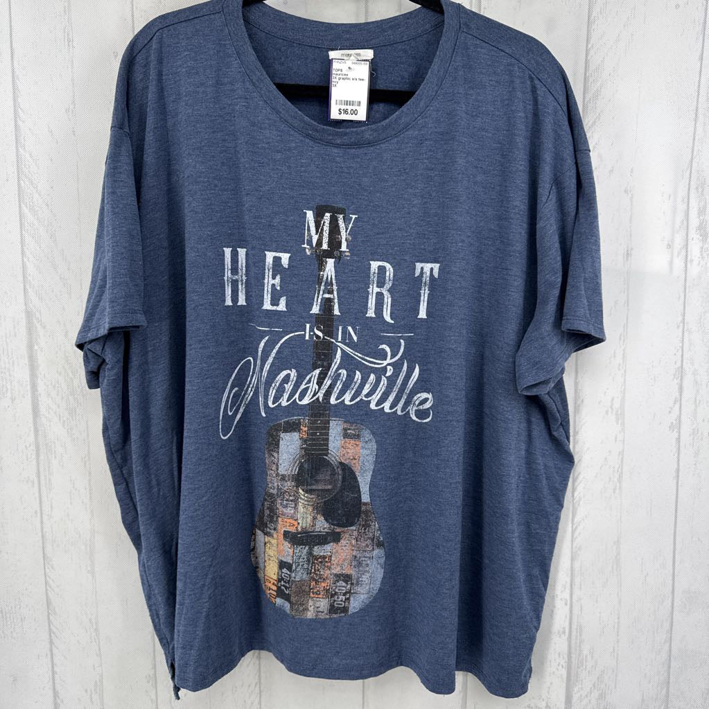 3X graphic s/s tee-nashville