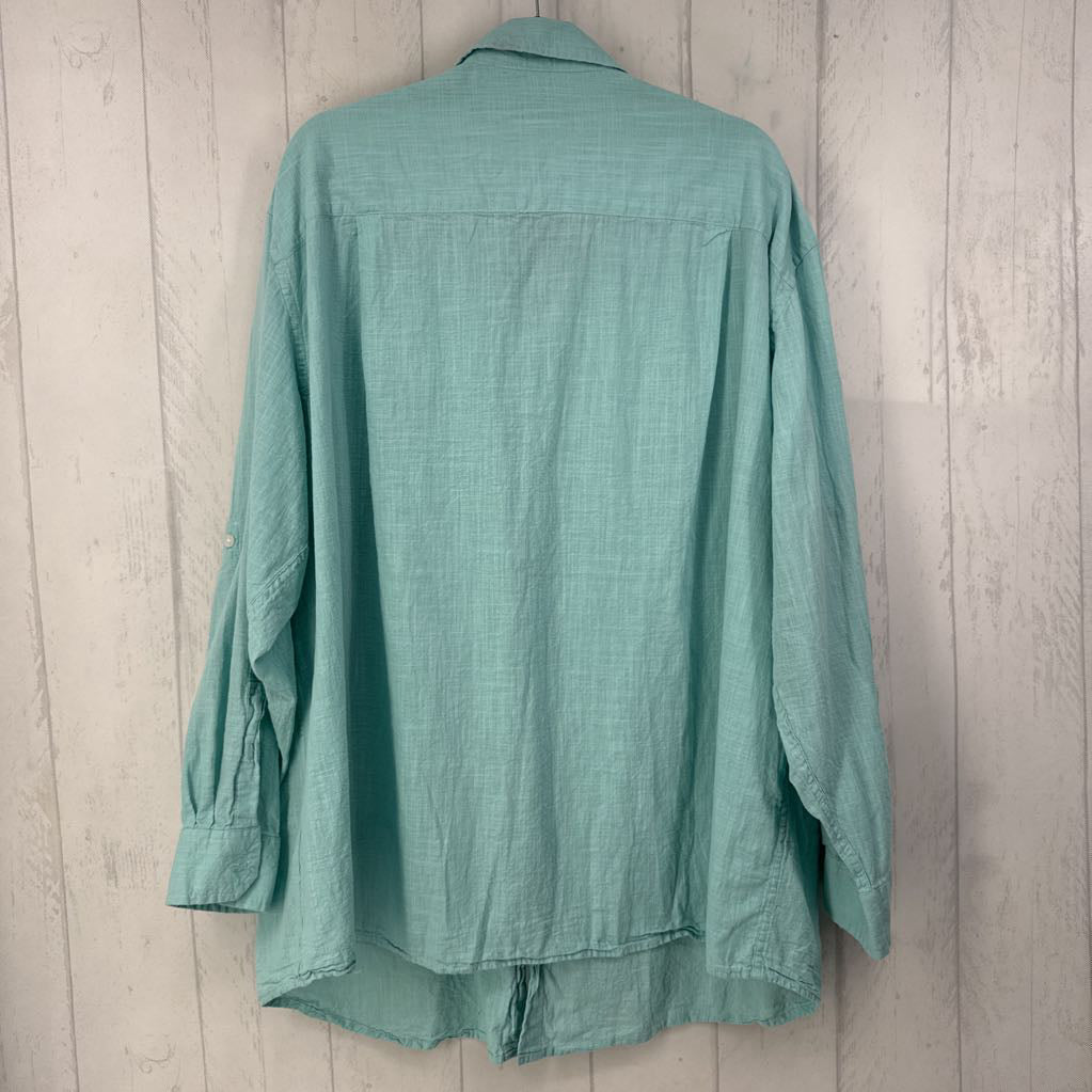 3XL button down l/s top