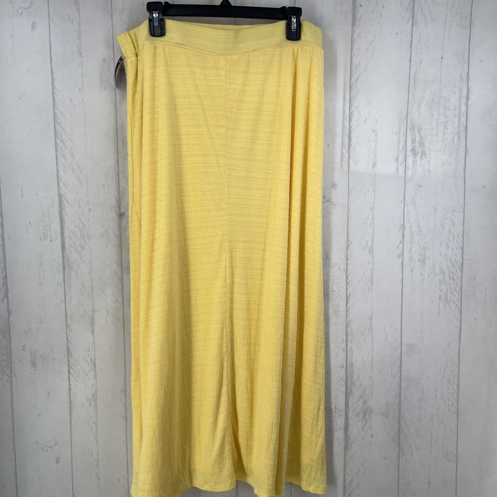 L textured pull-on maxi skirt