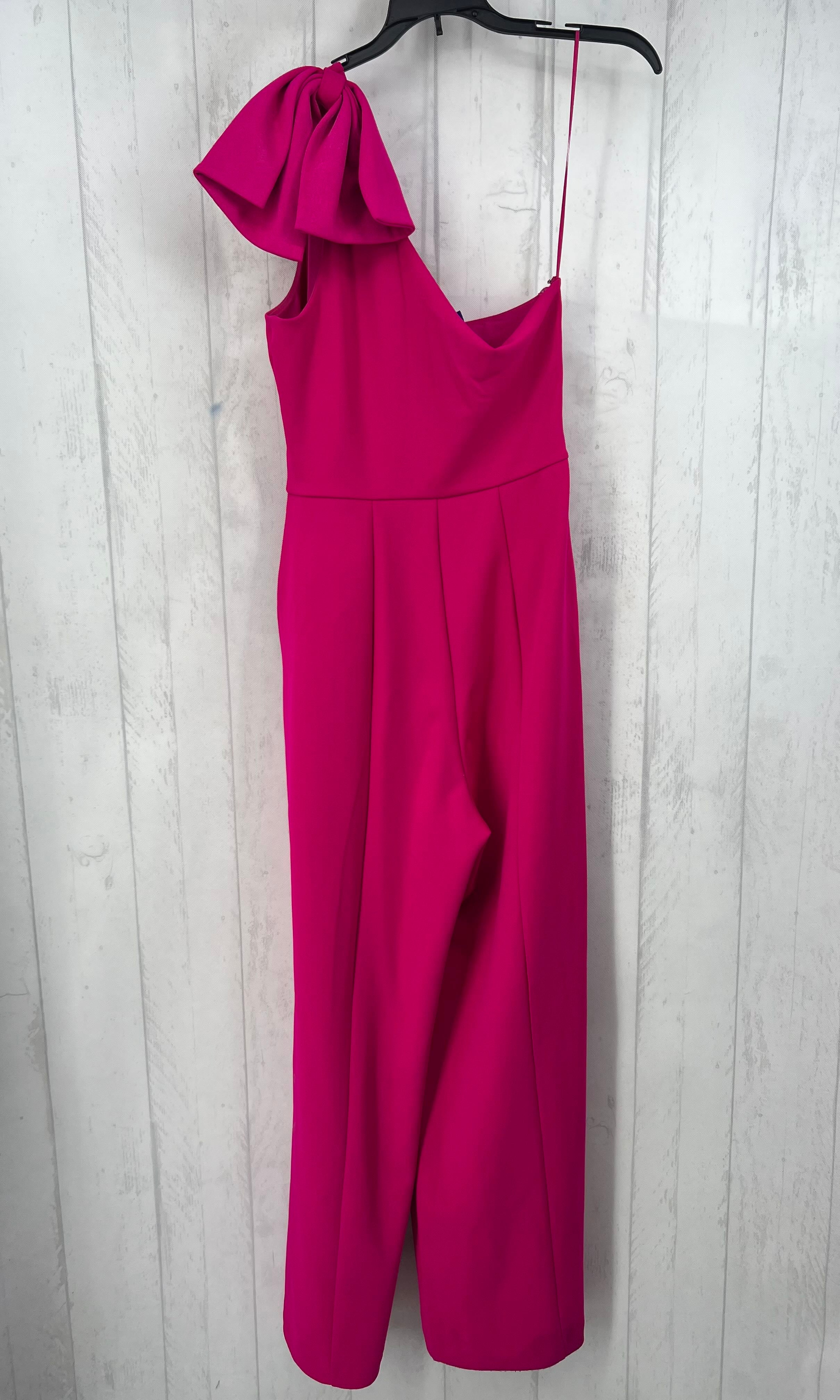 M off the shoulder bow jumpsuit