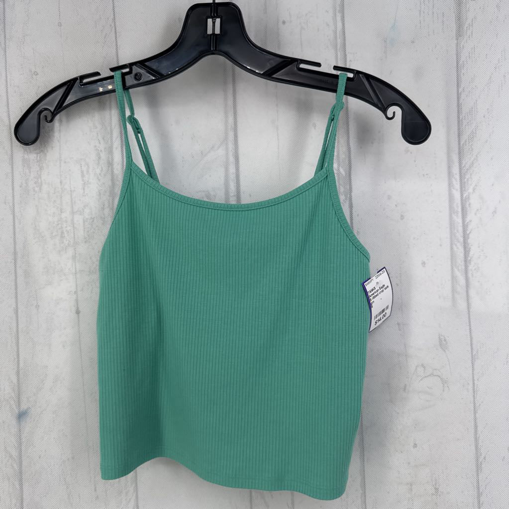 S ribbed crop tank