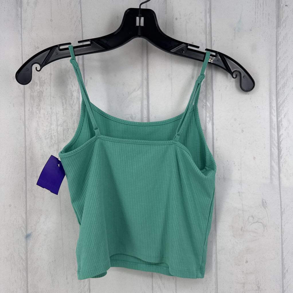S ribbed crop tank