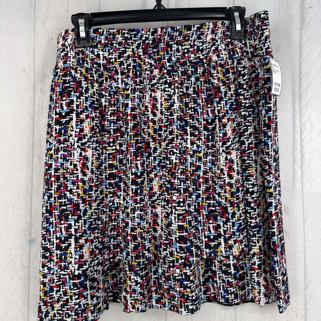 M printed wrap skirt