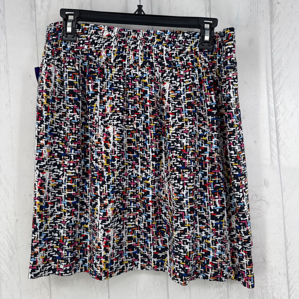 M printed wrap skirt