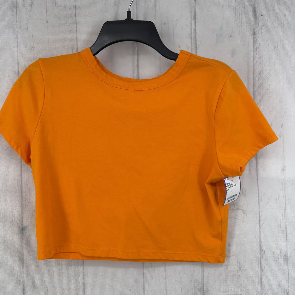 L s/s crop top