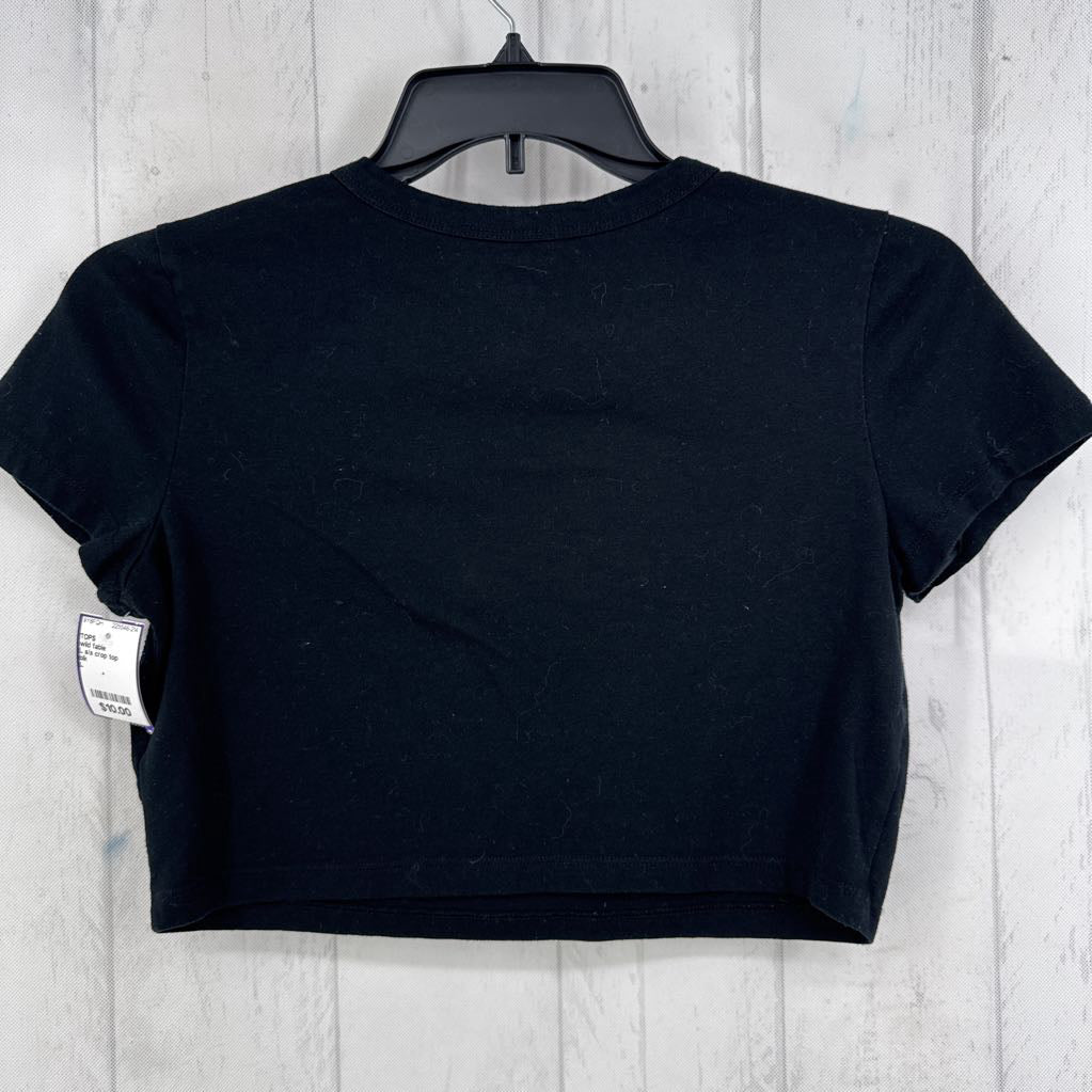 L s/s crop top